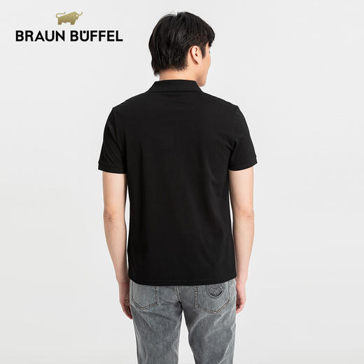 【凉感透气】布兰施高端短袖POLO衫男士t恤夏季商务修身休闲上衣 商品图2