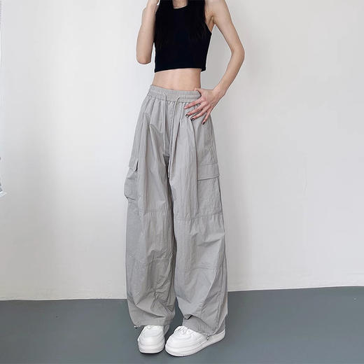 裁缝学苑AH30工装阔腿裤纸样女装夏速干休闲裤子打版裁剪样板 商品图2