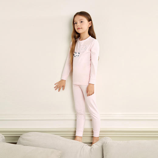 【绵绵秋衣裤套装】男女童秋衣裤套装秋季新款安奈儿童装JM537587 商品图5