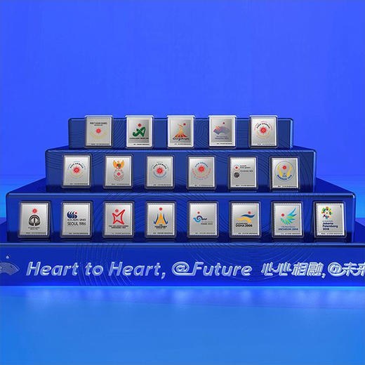 亚运会会徽珍藏版  从1951年至今共19届亚运会 共19枚纪念银 含纯银19克 商品图4