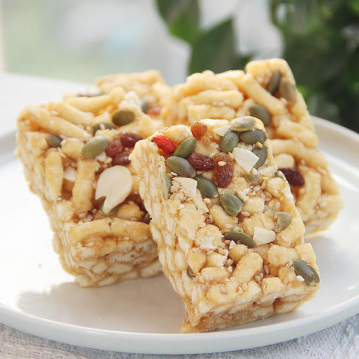 悦素生活 素食沙琪玛 风味糕点点心 320g/盒【16小包】 商品图0