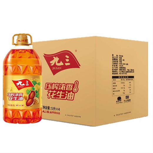 【中国农垦】九三压榨浓香花生油5L 商品图4