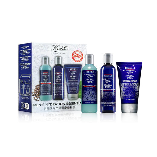 【含税价】Kiehl's 科颜氏 男士清爽三件套	 商品图0