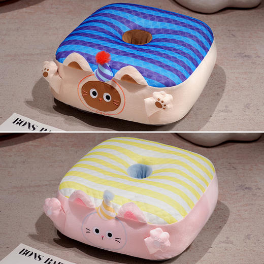 自然醒小手大开冰豆豆水晶绒双面蒲团坐垫懒人地毯坐墩卧室家用地板厚垫子夏QYL 商品图9