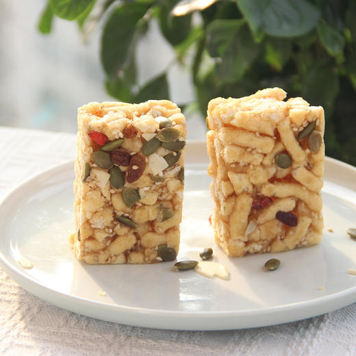 悦素生活 素食沙琪玛 风味糕点点心 320g/盒【16小包】 商品图2