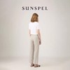 【亚麻系列】SUNSPEL 女士春夏经典版型亚麻休闲长裤 浅沙色 商品缩略图3