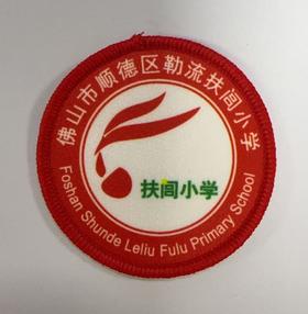 通版佛山市顺德区勒流扶闾小学包边校徽服姓名贴章可缝烫现货发51