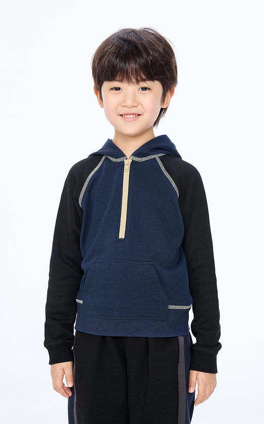 jnby  25年秋款  连帽套头卫衣  1P7412880 商品图8