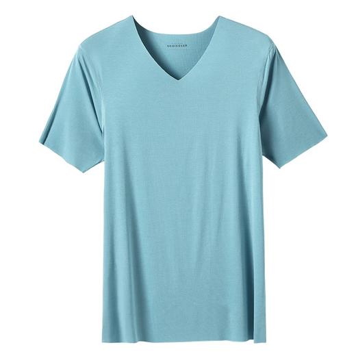 SCHIESSER/舒雅男士V领超细莫代尔短袖随型裁短袖95/0348M 商品图6