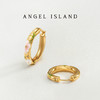ANGEL ISLAND 「花园」彩色白色滴釉浮雕花卉耳圈气质古典耳环 商品缩略图9