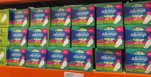 特价！Always超薄加长（200片护垫/76片夜用/88片日用）卫生巾 加倍吸收型不含荧光剂 温哥华直邮 商品图5