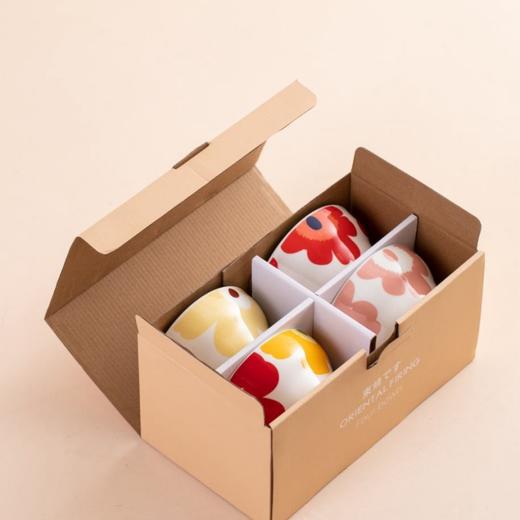 板牙专属！日本匠の魂・東焼四福碗 商品图5