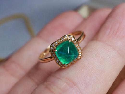 1.03ct糖塔祖母绿戒指 商品图0