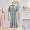 1786韩版宽松卫衣鱼尾连帽连衣裙 A5-2 商品缩略图0