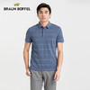 布兰施男士短袖Polo衫夏季薄款桑蚕丝商务休闲翻领上衣高档t恤男 商品缩略图3