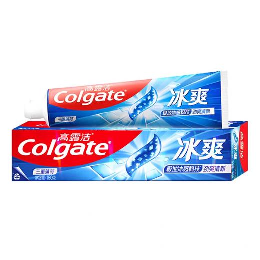 高露洁冰爽薄荷牙膏 180g/支 商品图0