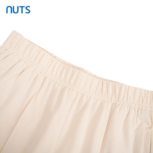 NUTS商场同款夏季高腰松紧腰直筒显瘦纯色长裤429072276 商品图2