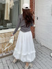 【YW】无忧购防晒花苞裙女夏慵懒风宽松蓬蓬休闲裙高腰遮肉半身裙长裙LB52018（截单后3-5天发货） 商品缩略图5