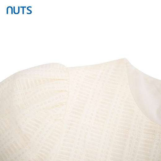 NUTS商场同款夏季圆领简约肌理感直筒短袖套头衫428013551 商品图2