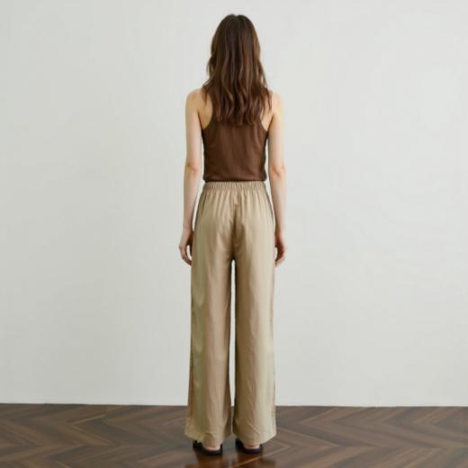 🔥无亚麻不夏天🌬❄【Hilnan&Bellne哈蒙班尼天丝亚麻直筒女裤7612款💗】 亚麻是会呼吸的面料，🌸春夏穿清爽不闷热 🥳轻盈不贴身的长裤，随便搭T恤衬衫 商品图5