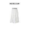 Herlian2025年秋季新品女士半身裙不规则下摆睫毛蕾丝长裙 商品缩略图4