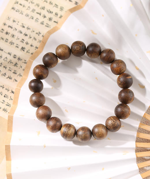 【沉香溯源】棋楠单圈手串9mm/13mm  BCQN375/BCQN383 （特殊商品请在收货之后48小时内申请退换货，过期不予处理！！！） 商品图4