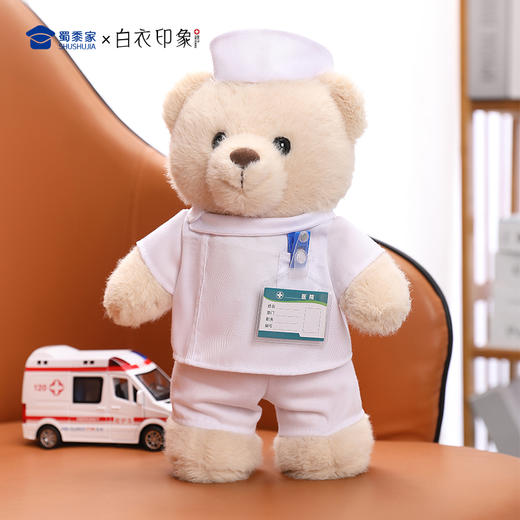 【护士小熊】创意毛绒小熊公仔儿童玩具服装可脱玩偶送礼礼物 商品图7
