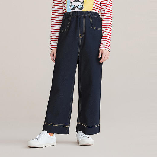 笛莎Deesha 童装女童裤子2025秋新款女童牛仔裤 商品图0