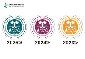 通版华中师范大学龙岗附属中学校徽服织唛姓名贴章可缝烫现货发51