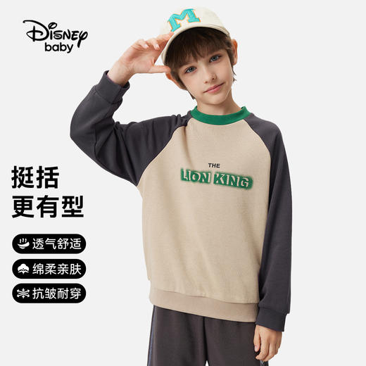 【110-160】【迪士尼】男童春秋款插肩袖卫衣 商品图5