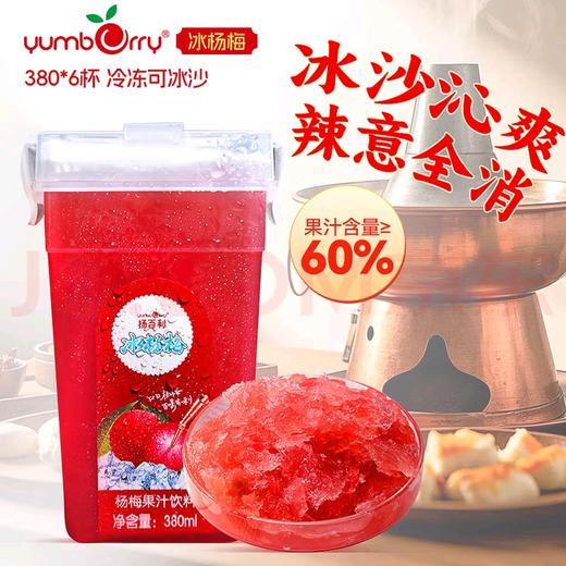 扬百利仙居杨梅汁 380ml*6杯 商品图1