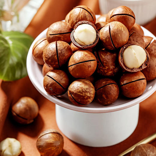 送开果器！【诱人奶白果仁，酥脆爽囗~】送开果器！夏威夷果 干果坚果炒货袋装 网红零食年货下午茶-QA 商品图1