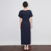 「高货wl」全新升级【铂金会员321/天猫429/差价108】(70506)洛诗琳简约休闲连衣裙2025夏季气质圆领弹力掐腰显瘦裙子 商品缩略图1