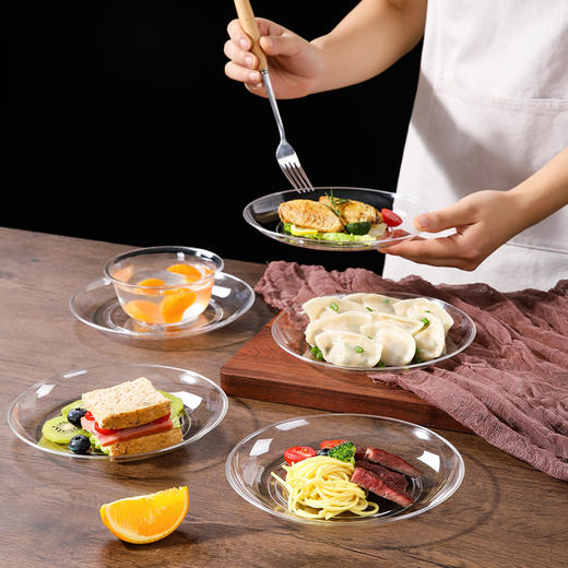 【批发】美丽雅晶透圆盘大号8只入 商品图5