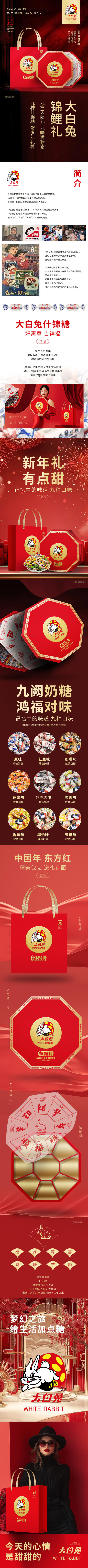 【中国农垦】大白兔锦鲤礼九宫格600 商品图5