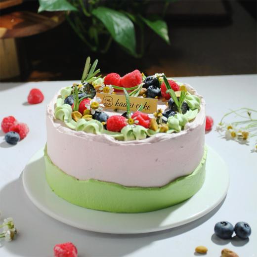 烤爱·开心了莓·清新夏日·开心果树莓奶冻坚果·低糖水果蛋糕·生日/聚会/节日/团建 商品图1