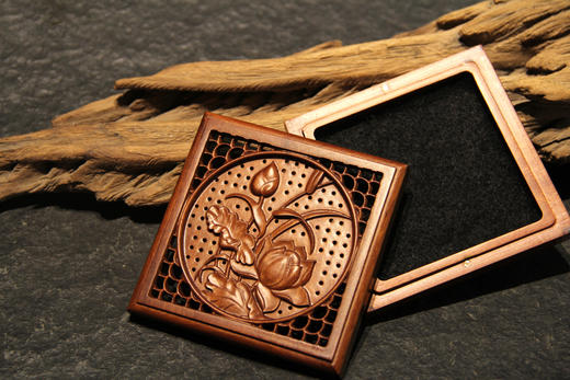 荷韵浮雕香盒 商品图2