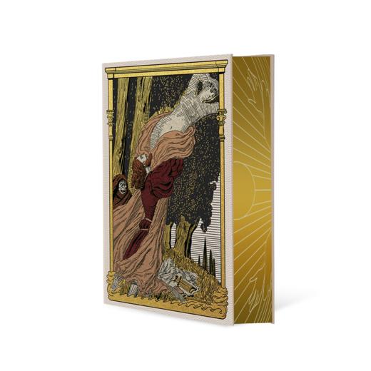 【俱乐部限定款】【真皮定制】《浮士德》米白色牛皮款+三面鎏金雕刻书口+内文无酸纸 商品图3