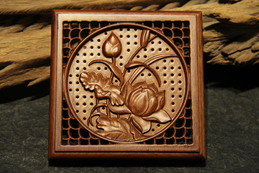 荷韵浮雕香盒 商品图0