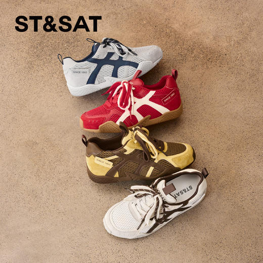 星期六舒适透气网面软底阿甘鞋SSD2112WPM 商品图1