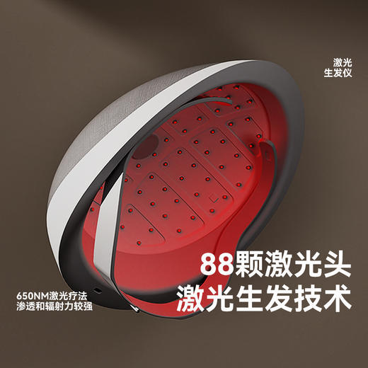 红光生发仪 | 激光生发仪 左点 防脱帽式 红光智能分区式 男女生老人增发密器 商品图2