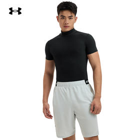 安德玛UA春夏HeatGear®男子半高领训练运动紧身短袖1390098-001