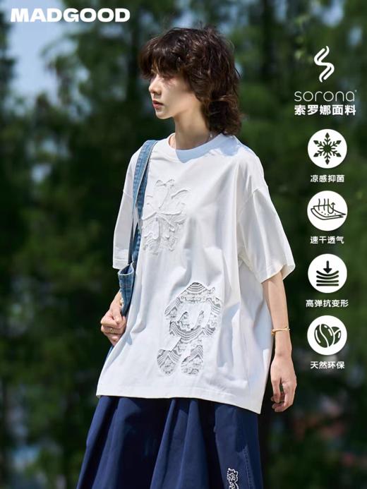 马得工地/MDGDTX13430/镂空蕾丝短袖 商品图1