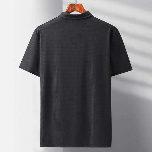 【超大码】350斤大大码男装polo衫短袖夏季冰丝透气宽松休闲加肥加大胖子T恤 商品图4