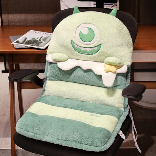 自然醒迪士尼系列连体坐垫靠背一体护腰垫学生教室宿舍座垫久坐神器QYL 商品图11
