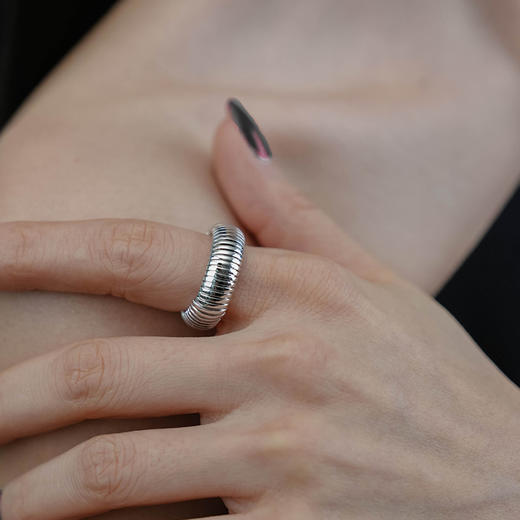 【吉克隽逸&黄龄&李斯丹妮同款】Ancient Rome古罗马时期 | 角斗士素金/银软戒指 商品图6