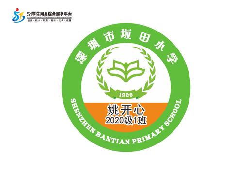 定制深圳市龙岗区坂田小学熨烫校徽礼服布标姓名贴胸章缝制包邮51 商品图6