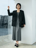 极简高级感！灰色直筒连衣裙，搭黑色西装超有范儿 商品缩略图0