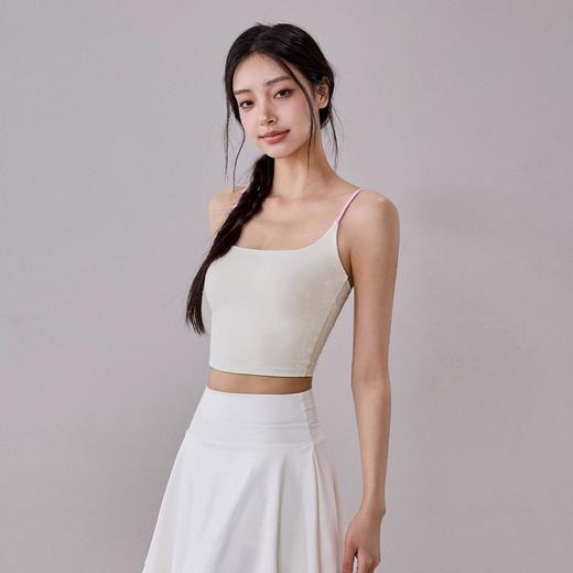跃牌【安琪拉系列】运动健身瑜伽背心吊带拼色休闲女防走光美背WX2456 商品图2