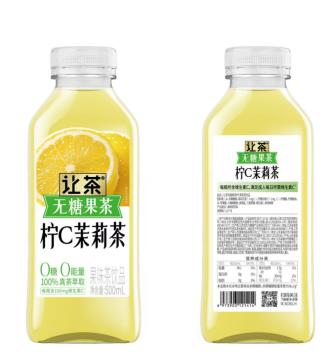 让茶无糖果茶柠C茉莉茶饮品500ml-22222060 商品图0